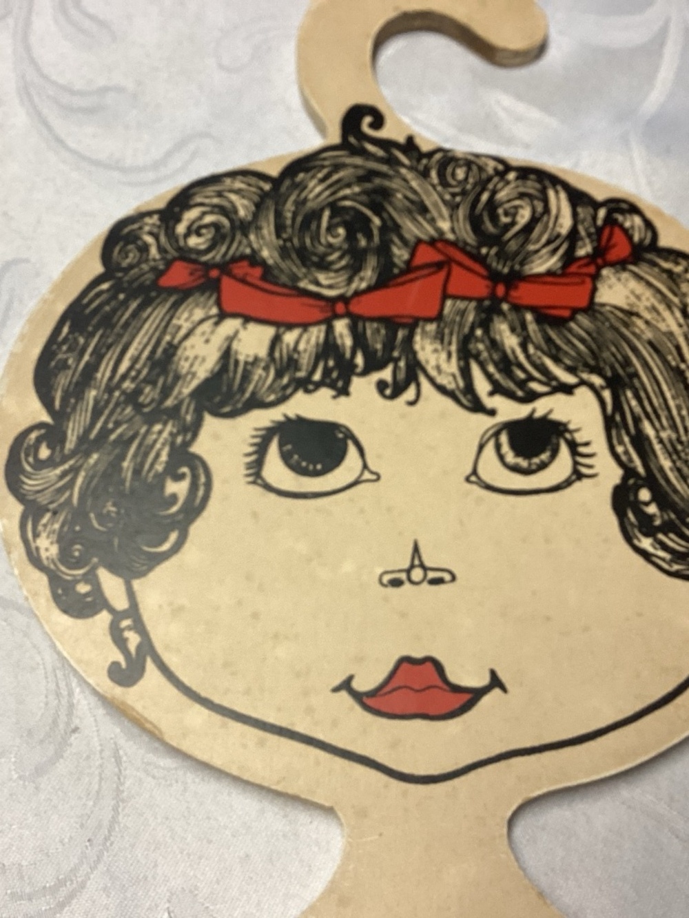 Ladies face hanger display too cute 🥰